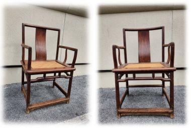 Pair of Ironwood Chairs 中國鐵木椅一對