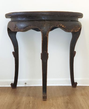 Half-Moon Lacquered Table 中式半月漆桌