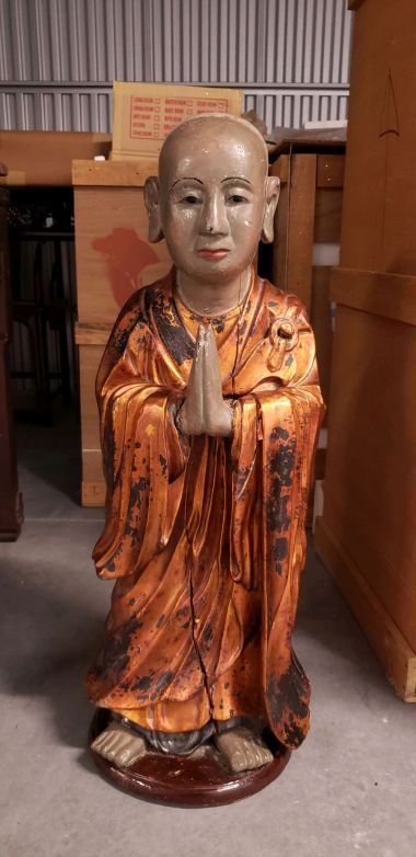 Vietnamese Ananda and Kashyapa statues