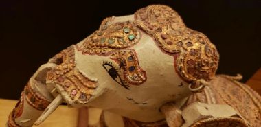 Burmese Elephant Marionette (yokthe pwe puppet)