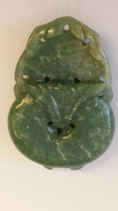 Green Jade Button 綠色翡翠按鈕